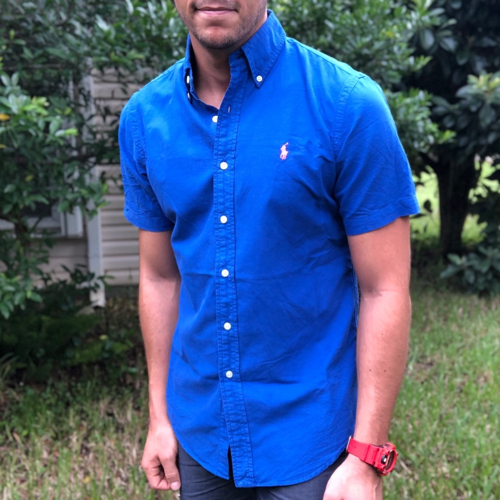 Polo By Ralph Lauren Blue Button Down